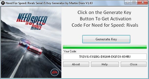 need for speed payback free serial key